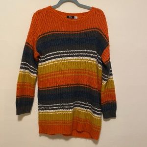 Urban outfitters fall multicolor sweater